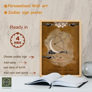 sagittarius wall art printable